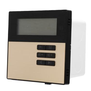 Imagem de Qinlorgo Amplificador de Música para Montagem Em Parede Com Tela LCD de 2,4 Polegadas, Reprodutor de áudio Sem Fio, Amplificador de áudio Doméstico Com Controle Remoto, Ideal para Casa, café,