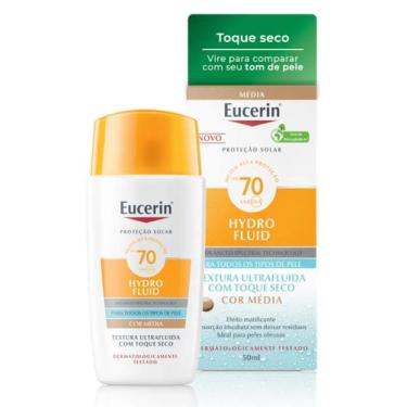 Imagem de Eucerin Protetor Solar Fluido Facial Cor Média FPS70 50ml