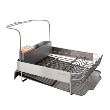 Imagem de Escorredor kitchenaid de louças expansível para copo prato e talheres 