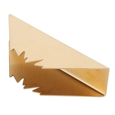 Imagem de Suporte de Guardanapo Triangular em Aço Inoxidável Stand Vertical Prato Papel para Casa Restaurante Hotel