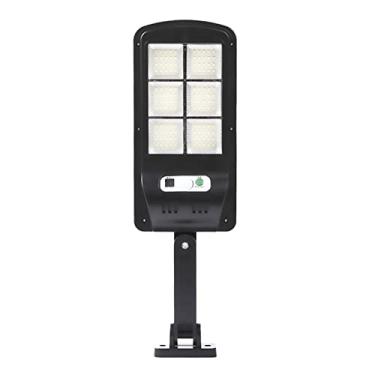 Imagem de Lâmpada de Rua LED com Energia Solar Controle Luz Sensível Indutor Movimento PIR 4 Modos Iluminação IP65 À Prova d Água Bateria Recarregável Alta Capacidade Integrada