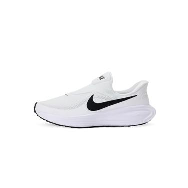 Imagem de Nike Tênis de corrida masculino Revolution 8 Road, Branco/Preto/Cinza, 40