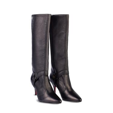 Imagem de Bota de couro 2 em 1 salto fino 040