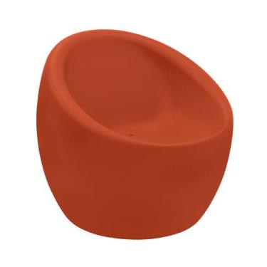 Imagem de Poltrona Tramontina Oca em Polietileno Laranja Caqui