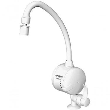 Imagem de Torneira Eletrica Lorenzetti Easy Mesa Branca 220v 5500w - 220v
