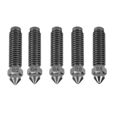 Imagem de Fafeicy 5pcs 3D de Impressora BCHET, Substituição de Aço Endurecido para o Bico de Impressora 3D Carbono M6x25mm