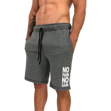 Imagem de Bermuda Estampada MXD Conceito No Pain No Gain Masculina-Masculino