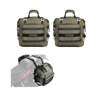 Imagem de Bolsa De Selim Para Motocicleta Impermeável 20L Universal Com Bolsa In