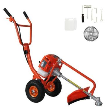 Imagem de Roçadeira Com Carrinho A Gasolina 75CC Super Prático - knakasaki