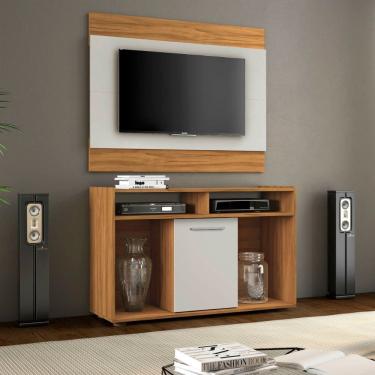 Imagem de Rack com Painel para TV ate 43 Polegadas 1 Porta com Pes Show Notavel Moveis