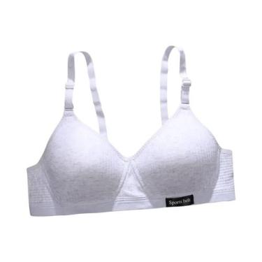 Imagem de Sutiã De Treino Para Meninas Em Algodão Puro Confortável Sem Costura P