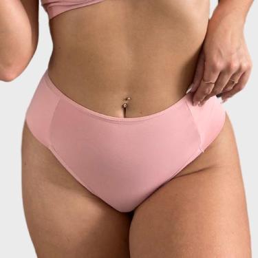 Imagem de Calcinha Rose Fio DMauli Plus Size - MF, Salmão, XGG