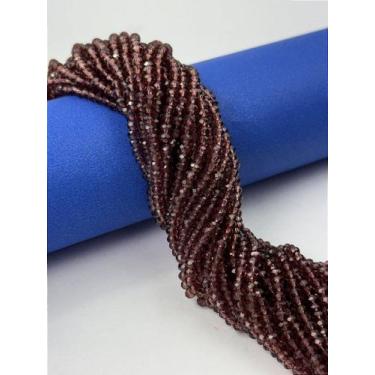 Imagem de Fio Cristal 2mm Vidro Facetado - 40cm com 168 Cristais Coloridos - no-