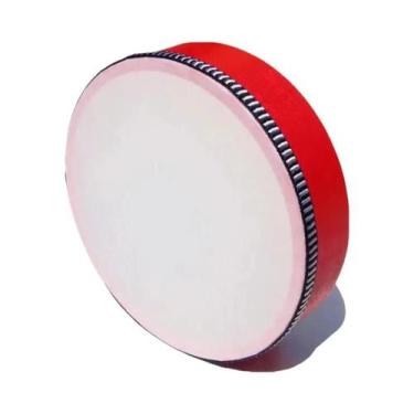 Imagem de Tambor De Mão De Madeira Para Crianças, Instrumento Musical De Percuss