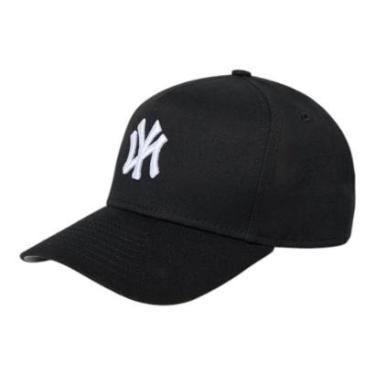 Imagem de Boné New Era Kid 940 A-Frame New York Yankees Preto-Masculino