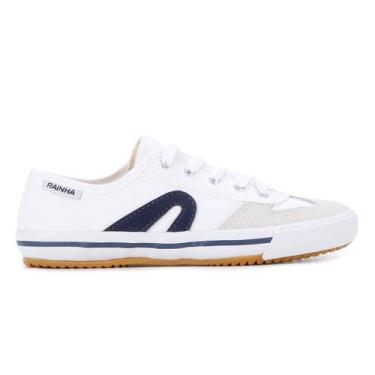 Imagem de Tênis Infantil Rainha Vl 2500 Cano Baixo, Branco, Marinho, 29