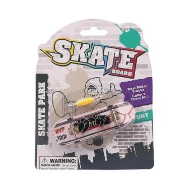 Imagem de Skateboard De Dedo Metálico Com Ponta Côncava Rasa E Dupla Curvatura, 