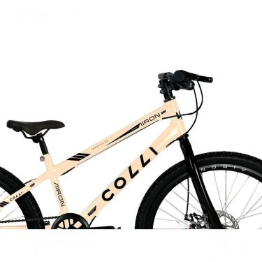 Imagem de Bicicleta Colli Airon Aro 24 Com Freio A Disco 7v Bege