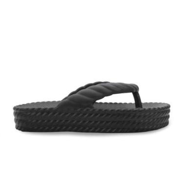 Imagem de Chinelo Yvate Nuvem EVA Estilo Trançado Plataforma Super Confortável F