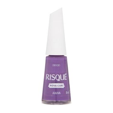 Imagem de Esmalte Risqué Roxa Cremoso Jujuva 8ml, 8ML, Roxo