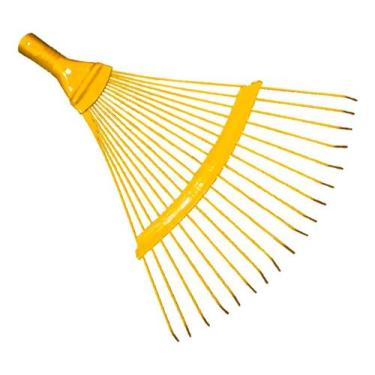 Imagem de Vassoura Metalica 18 Dente Rastelo Para Jardim Oz