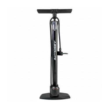 Imagem de Bomba de ar bicicleta Absolute Nero 2 com manômetro 160 PSI Cor:PretoT