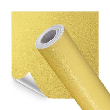 Imagem de Revestimento Adesivo Lavavel Texturizado Casca Amarelo 5M - Open Star,