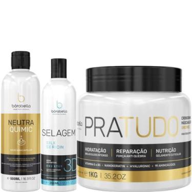 Imagem de Borabella NeutraQuimic 500ml + Selagem 350ml + Pratudo 1kg
