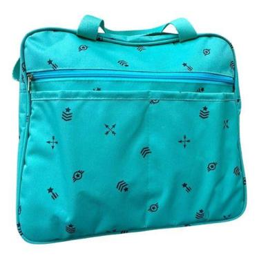 Imagem de Bolsa Maternidade Estampada Com Bolso Fenda Mamãe Bebê - - Bolsaria Al