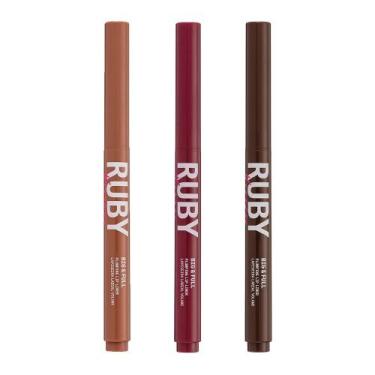Imagem de Lapiseira Labial Volume Big & Full 3 unid Nude Beige, Red Wine, Warm B