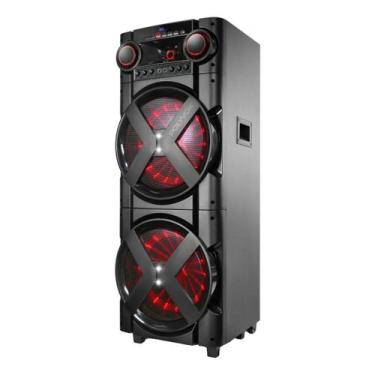 Imagem de Caixa de som Torre Amplificada Polyvox XT-2000T Bluetooth LED's e Gabi