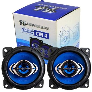 Imagem de Kit Alto Falante Hurricane Quadriaxial CM4 4" Polegadas 110W RMS