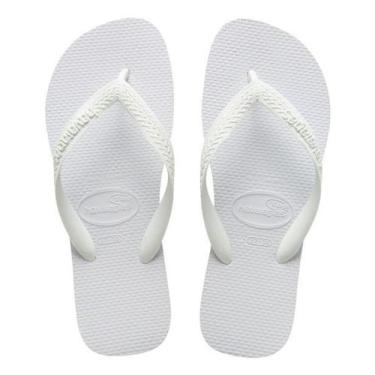 Imagem de Chinelo havaianas top infantil branco,  31, Branco