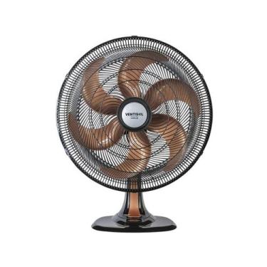 Imagem de Ventilador Oscilante Mesa Turbo 50cm 6 Pás Bronze Ventisol, Bronze e P
