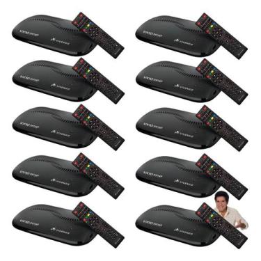 Imagem de Kit Receptor Vivensis Vx10 Digital Hdtv Multimídia Satélite 10 Unidade