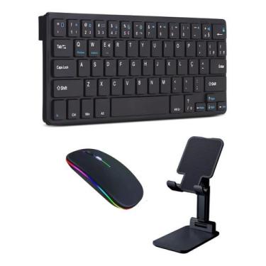 Imagem de Teclado Mouse Bluetooth Suporte Compatível com iPad Geração 8g 9g - Un