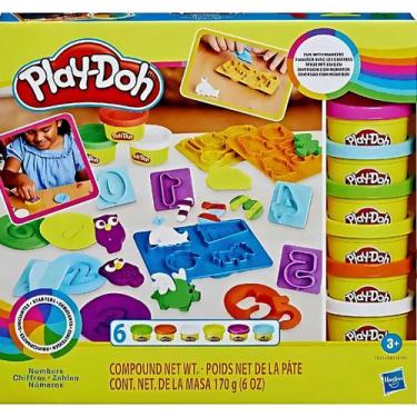Imagem de Conjunto De Massinha De Modelar Play-Doh Números 6 Potes