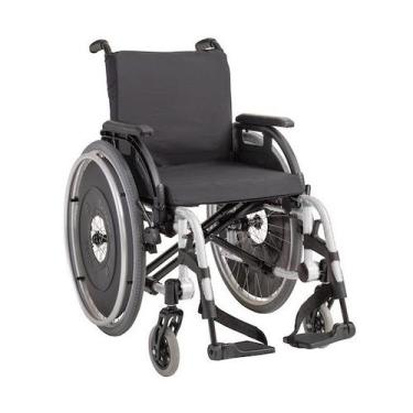 Imagem de Cadeira de Rodas Dobrável K3 Alumínio Pés Removíveis Ortobras, 46cm, B