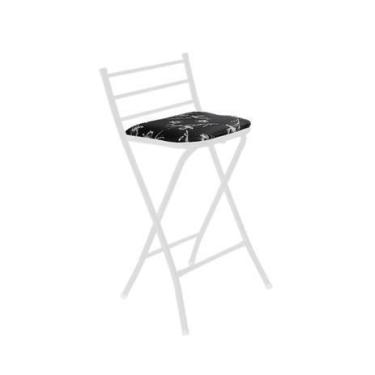 Imagem de Banqueta Em Aço Dobrável Para Mesa Bistrô - BIRIPLAST,  Branco