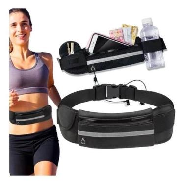 Imagem de Pochete Porta Garrafa de Água Esportiva Corrida Slim Impermeável Porta