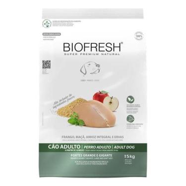Imagem de Ração Biofresh Para Raças Grandes Sabor Frango, Maçã, Arroz Integral, 