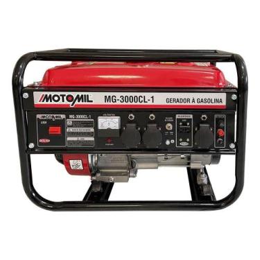 Imagem de Gerador de Energia a Gasolina 196cc 6HP 2,8KVA MG-3000CL-1 Bivolt MOTO