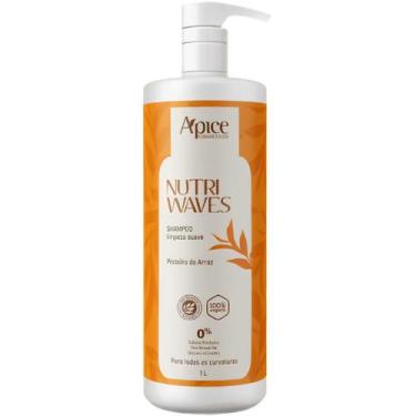 Imagem de Shampoo Limpeza Suave Apice Nutri Waves Tratamento Capilar Vegano Sem 