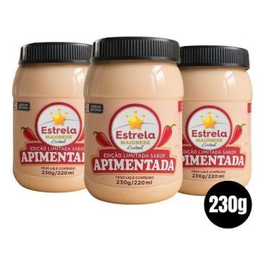 Imagem de Kit Maionese Estrela Edição Limitada Apimentada 230g 3 Unid