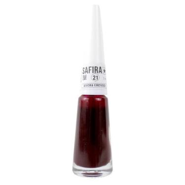 Imagem de Esmalte De Unha 7ml Amora Cremoso Nº 21 Safira Cosméticos - SAFIRA COS