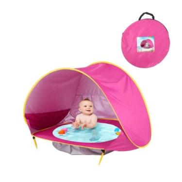 Imagem de Barraca Praia Infantil Com Piscina E Proteção Uv Tenda Bebês - Be Welc