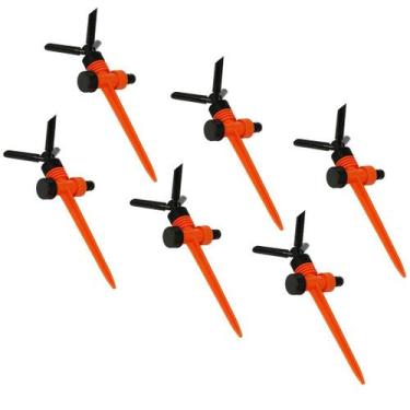 Imagem de KIT6 Sistema de Irrigação 3 Haste Horta Mangueira Tramontina - Acrel