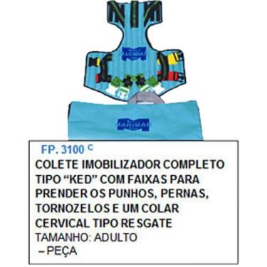 Imagem de Colete Imobilizador Tipo Ked Marimar - Adulto