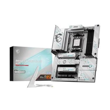 Imagem de Placa Mãe MSI B850 GAMING PLUS WIFI PZ AM5 4xDDR5 Chipset AMD B850 ATX