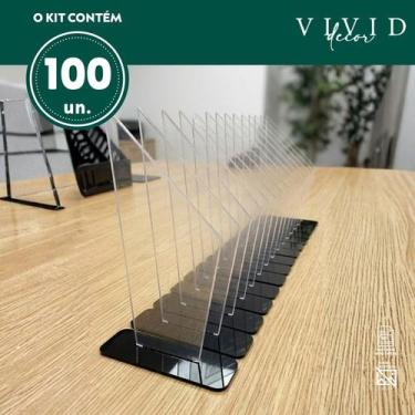 Imagem de Kit Troféus Acrílico 2mm Cristal 18x12cm Personalização Premium para P